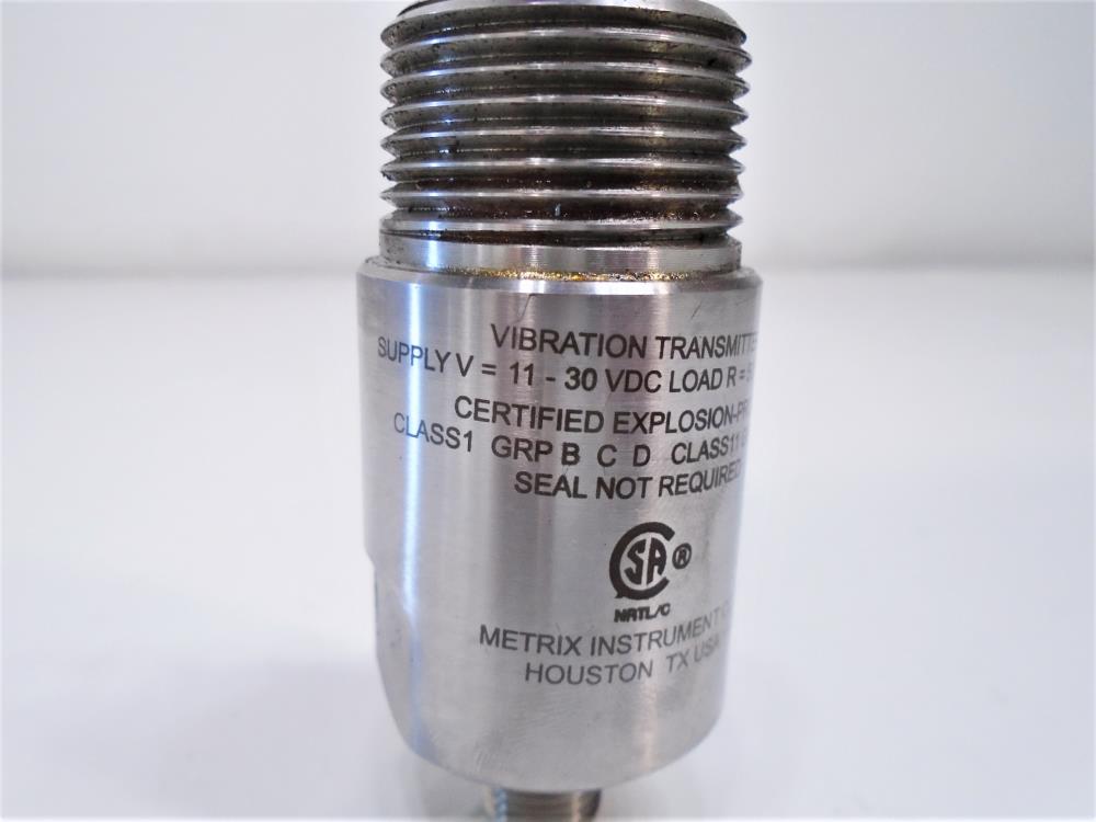 Metrix 2-Wire Seismic Vibration Transmitter ST5484E-121-020-00